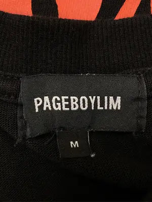 PAGEBOYLIM/ページボーイリム/Tシャツ/カットソー/トップス/ブラック/M