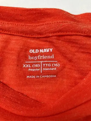 OLD NAVY/オールドネイビー/Tシャツ/カットソー/トップス/レッド/XXL