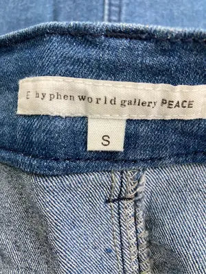 E hyphen world gallery peace/イーハイフンワールドギャラリーピース/デニムスカート/スカート/ブルー/S