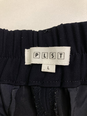 PLST/プラステ/スラックス/パンツ/ブラック/L