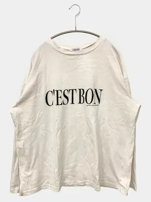 FLASH BLUE/フラッシュブルー/Tシャツ/カットソー/トップス/アイボリー/L