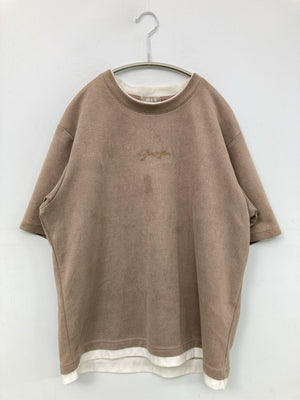 FLASH BLUE/フラッシュブルー/Tシャツ/カットソー/トップス/ベージュ/M