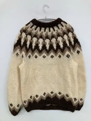 ICELAND SWEATER/ニット/セーター/トップス/ベージュ/L