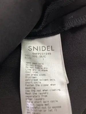 SNIDEL/スナイデル/ショート/ミニスカート/スカート/ブラック/1