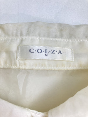 COLZA/コルザ/シャツワンピース/ワンピース/ドレス/アイボリー/M