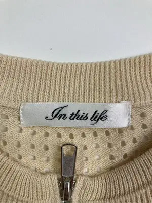 In this life/Tシャツ/カットソー/トップス/ベージュ/F