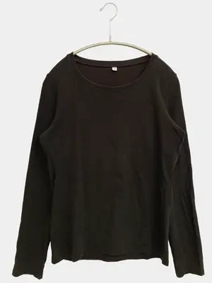 UNIQLO/ユニクロ/Tシャツ/カットソー/トップス/ブラック/L