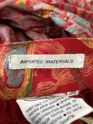IMPORTED MATERIALS/ロングスカート/スカート/レッド/38