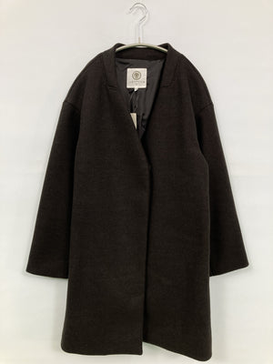 Lugnoncure/ルノンキュール/ノーカラーコート/ジャケット/アウター/ブラック/M