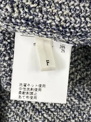 qualite/タンクトップ/トップス/ネイビー/F