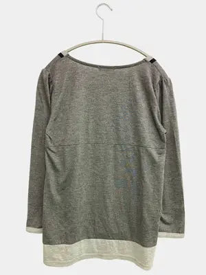 associer/Tシャツ/カットソー/トップス/グレー/M