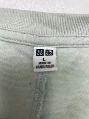 UNIQLO/ユニクロ/Tシャツ/カットソー/トップス/ライトグリーン/L
