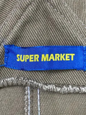 SUPER MARKET/ジャンパースカート/ワンピース/ドレス/カーキ