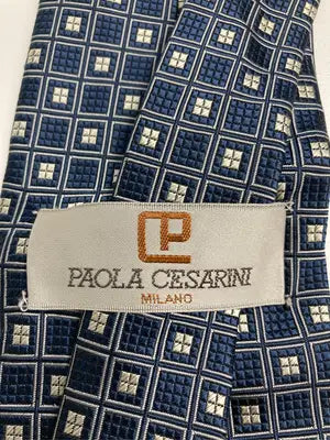 PAOLA CESARINI/ネクタイ/ファッション雑貨/ネイビー