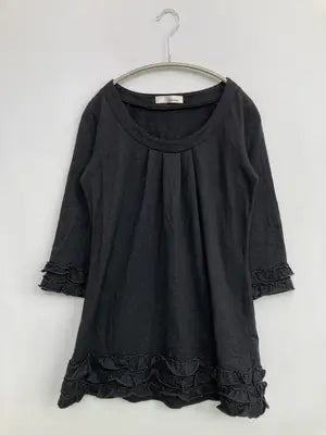 Talassio/Tシャツ/カットソー/トップス/ブラック/M   バスト79～87  身長154～162