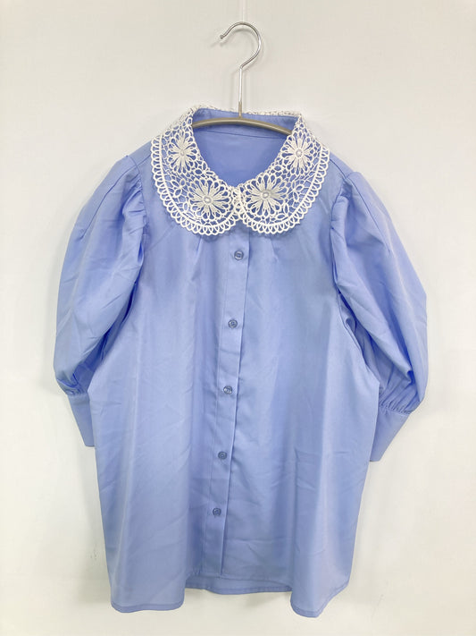 tocco/トッコ/シャツ/ブラウス/トップス/ブルー/M