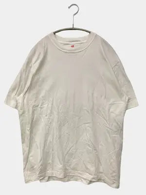 Hanes/ヘインズ/Tシャツ/カットソー/トップス/ホワイト/XL