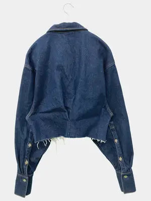 ZARA/ザラ/デニムジャケット/ジャケット/アウター/ネイビー/USA S