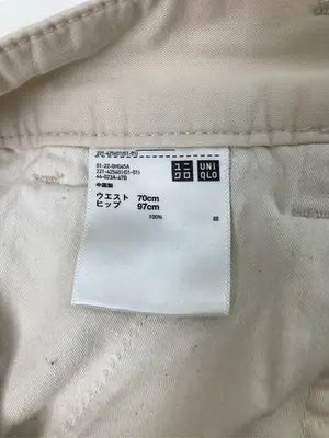 UNIQLO/ユニクロ/チノパンツ/パンツ/ベージュ/ウエスト70cm　ヒップ97cm