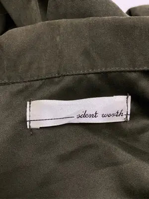 Silent Worth/サイレントワース/トレンチコート/ジャケット/アウター/カーキ