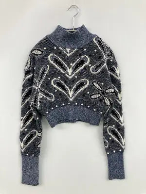 ZARA/ザラ/ニット/セーター/トップス/ネイビー/EUR S/USA S/MEX 26