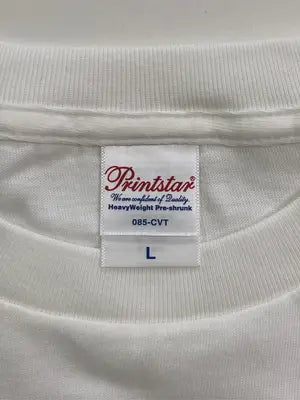 Printstar/プリントスター/Tシャツ/カットソー/トップス/ホワイト/L