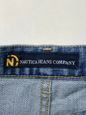 nautica jeans co./デニムスカート/スカート/ブルー/M