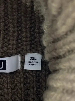 UNIQLO U/ユニクロユー/ニット/セーター/トップス/ブラウン/3XL