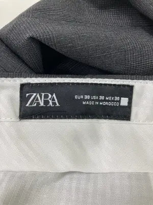 ZARA/ザラ/スラックス/パンツ/ブラック/USA30