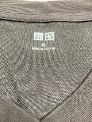 UNIQLO/ユニクロ/Tシャツ/カットソー/トップス/グレー/XL