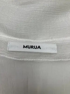 MURUA/ムルーア/シャツ/ブラウス/トップス/ホワイト/F