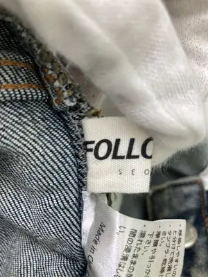 FOLLOWIN/フォロウィン/デニムパンツ/パンツ/ネイビー/M