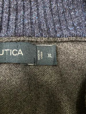 NAUTICA/ノーティカ/ニット/セーター/トップス/グレー/XL