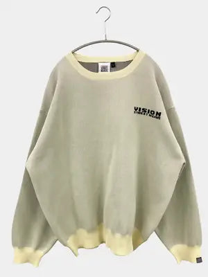 VISION STREET WEAR/ヴィジョンストリートウェア/ニット/セーター/トップス/アイボリー/L