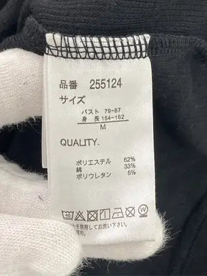 vida roseo/Tシャツ/カットソー/トップス/ブラック/M