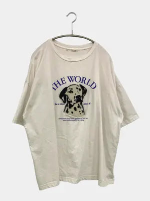 continuer de NICE CLAUP/コンティニューデナイスクラップ/Tシャツ/カットソー/トップス/アイボリー/F