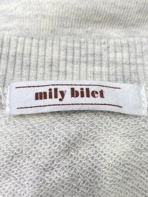 mily bilet/スウェット/トップス/ベージュ/M