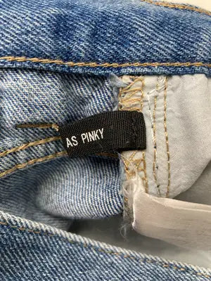 AS KNOW AS PINKY/アズノゥアズピンキー/デニムパンツ/パンツ/ブルー