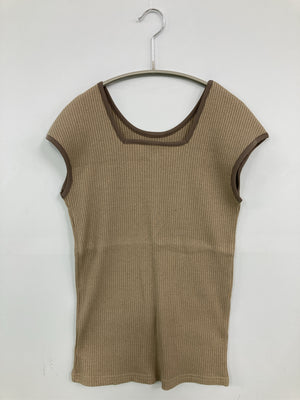 Neuna/ヌナ/ノースリーブ/トップス/ブラウン/F