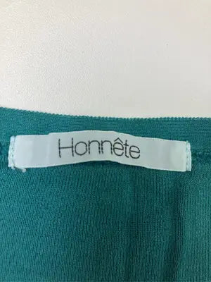 Honnete/ニット/セーター/トップス/グリーン