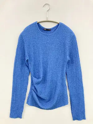 ZARA/ザラ/Tシャツ/カットソー/トップス/ブルー/S