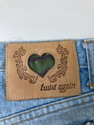 twist again/デニムパンツ/パンツ/スカイブルー/30