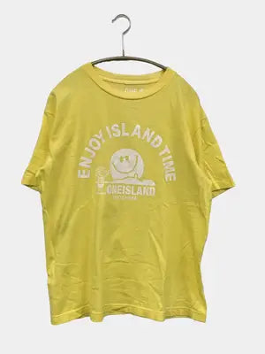 ONE ISLAND/Tシャツ/カットソー/トップス/イエロー/L