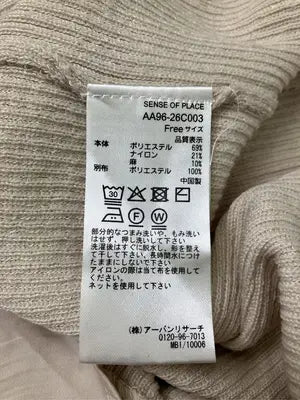 SENSE OF PLACE/センスオブプレイス/ワンピース/ワンピース/ドレス/ベージュ/Freeサイズ