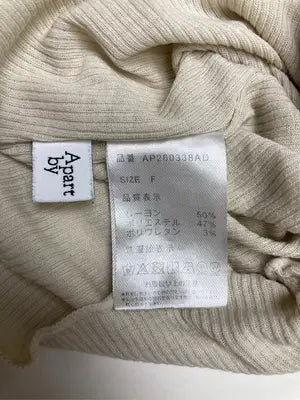 Apart by/アパートバイ/Tシャツ/カットソー/トップス/ベージュ/F