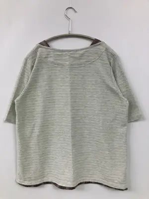 Soavita/Tシャツ/カットソー/トップス/ライトグリーン/LL