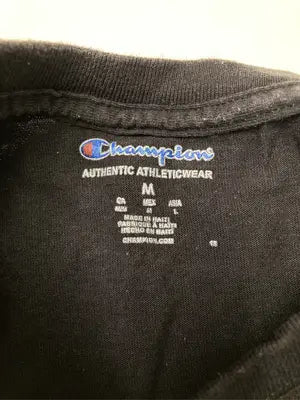 Champion/チャンピオン/Tシャツ/カットソー/トップス/ブラック/M