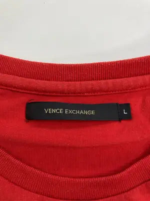 VENCE EXCHANGE/ヴァンスエクスチェンジ/Tシャツ/カットソー/トップス/レッド/L