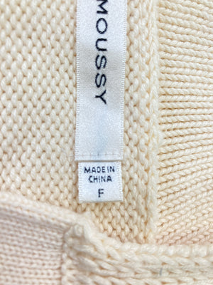 MOUSSY/マウジー/ニット/セーター/トップス/アイボリー/F