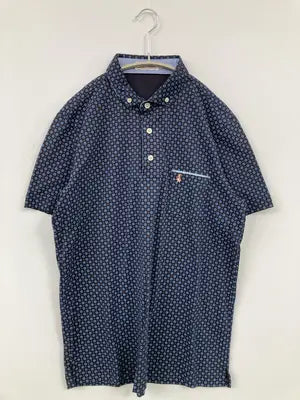 Hush Puppies/ハッシュパピー/ポロシャツ/トップス/ネイビー/M